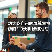 幼犬吃自己的屎算异食癖吗？3大判断标准与干预黄金期解析（图2）