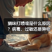 猫咪打喷嚏是什么原因？病毒、过敏还是异物？（图1）