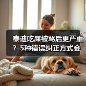 泰迪吃屎被骂后更严重？5种错误纠正方式会加重行为（图1）