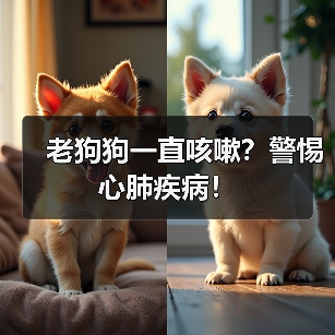老狗狗一直咳嗽?警惕心肺疾病!(图2) 老狗狗一直咳嗽?警惕心肺疾病!(图2)