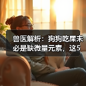 兽医解析:狗狗吃屎未必是缺微量元素,这5个原因需警惕(图4) 兽医解析:狗狗吃屎未必是缺微量元素,这5个原因需警惕(图4)