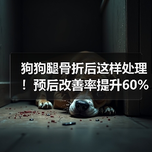 狗狗腿骨折后这样处理!预后改善率提升60%(图1) 狗狗腿骨折后这样处理!预后改善率提升60%(图1)