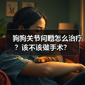 狗狗关节问题怎么治疗？该不该做手术？