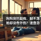 狗狗突然腿瘸，脚不落地却没有外伤？速查急救指南（图2）