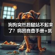 狗狗突然后腿站不起来了?病因自查手册+就医指南(图4) 狗狗突然后腿站不起来了?病因自查手册+就医指南(图4)