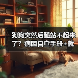 狗狗突然后腿站不起来了?病因自查手册+就医指南(图3) 狗狗突然后腿站不起来了?病因自查手册+就医指南(图3)
