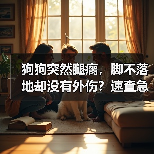 狗狗突然腿瘸，脚不落地却没有外伤？速查急救指南（图4）