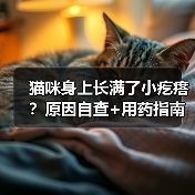 猫咪身上长满了小疙瘩?原因自查+用药指南(图3) 猫咪身上长满了小疙瘩?原因自查+用药指南(图3)