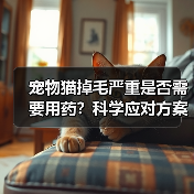 宠物猫掉毛严重是否需要用药？科学应对方案全解析（图1）