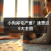 小狗掉毛严重?速查这8大主因(图1) 小狗掉毛严重?速查这8大主因(图1)