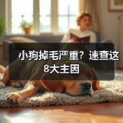 小狗掉毛严重?速查这8大主因(图4) 小狗掉毛严重?速查这8大主因(图4)