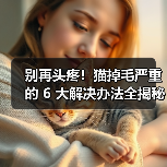 别再头疼！猫掉毛严重的 6 大解决办法全揭秘（图1）