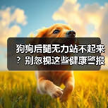 狗狗后腿无力站不起来？别忽视这些健康警报！（图4）
