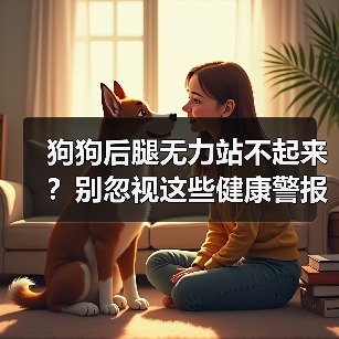 狗狗后腿无力站不起来？别忽视这些健康警报！（图2）
