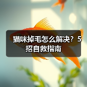 猫咪掉毛怎么解决?5招自救指南(图2) 猫咪掉毛怎么解决?5招自救指南(图2)