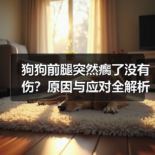 狗狗前腿突然瘸了没有伤?原因与应对全解析(图3) 狗狗前腿突然瘸了没有伤?原因与应对全解析(图3)