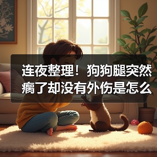 连夜整理！狗狗腿突然瘸了却没有外伤是怎么回事？（图2）