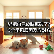 猫把自己皮肤抓破了?5个常见原因及应对方法(图3) 猫把自己皮肤抓破了?5个常见原因及应对方法(图3)