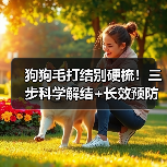 狗狗毛打结别硬梳!三步科学解结+长效预防秘诀(图3) 狗狗毛打结别硬梳!三步科学解结+长效预防秘诀(图3)