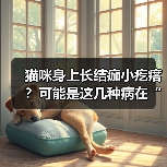 猫咪身上长结痂小疙瘩?可能是这几种病在“作祟”!(图3) 猫咪身上长结痂小疙瘩?可能是这几种病在“作祟”!(图3)