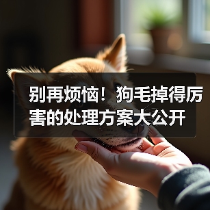 别再烦恼!狗毛掉得厉害的处理方案大公开(图2) 别再烦恼!狗毛掉得厉害的处理方案大公开(图2)