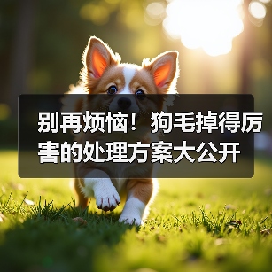 别再烦恼!狗毛掉得厉害的处理方案大公开(图3) 别再烦恼!狗毛掉得厉害的处理方案大公开(图3)