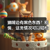 猫嘴边有黑色东西?别慌,这类情况可以轻松应对!(图2) 猫嘴边有黑色东西?别慌,这类情况可以轻松应对!(图2)