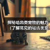 探秘啮齿类宠物的魅力(了解常见的啮齿类宠物及它们的特点)(图2) 探秘啮齿类宠物的魅力(了解常见的啮齿类宠物及它们的特点)(图2)
