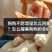 狗狗不吃饭是怎么回事?怎么提高狗狗的食欲?(图4) 狗狗不吃饭是怎么回事?怎么提高狗狗的食欲?(图4)