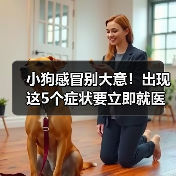 小狗感冒别大意!出现这5个症状要立即就医!(图3) 小狗感冒别大意!出现这5个症状要立即就医!(图3)