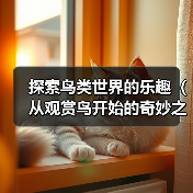 探索鸟类世界的乐趣(从观赏鸟开始的奇妙之旅)(图3) 探索鸟类世界的乐趣(从观赏鸟开始的奇妙之旅)(图3)