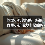体型小巧的狗狗(揭秘食量小却活力十足的狗狗品种)(图3) 体型小巧的狗狗(揭秘食量小却活力十足的狗狗品种)(图3)