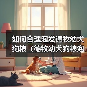 如何合理泡发德牧幼犬狗粮（德牧幼犬狗粮泡发的时间与方法）（图4）