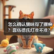 怎么确认猫咪得了猫癣？靠伍德氏灯准不准？（图1）