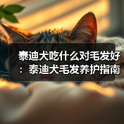 泰迪犬吃什么对毛发好:泰迪犬毛发养护指南(图1) 泰迪犬吃什么对毛发好:泰迪犬毛发养护指南(图1)