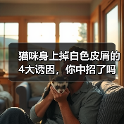 猫咪身上掉白色皮屑的4大诱因,你中招了吗?(图3) 猫咪身上掉白色皮屑的4大诱因,你中招了吗?(图3)