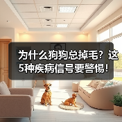 为什么狗狗总掉毛？这5种疾病信号要警惕！（图1）