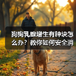 狗狗乳腺增生有肿块怎么办?教你如何安全消除(图1) 狗狗乳腺增生有肿块怎么办?教你如何安全消除(图1)