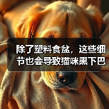 除了塑料食盆,这些细节也会导致猫咪黑下巴!(图3) 除了塑料食盆,这些细节也会导致猫咪黑下巴!(图3)