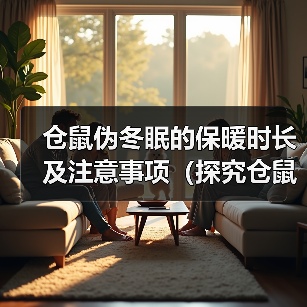 仓鼠伪冬眠的保暖时长及注意事项（探究仓鼠伪冬眠需要保持温暖的时间长度和注意事项）（图3）