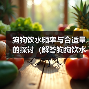 狗狗饮水频率与合适量的探讨(解答狗狗饮水问题,为它们提供健康的生活环境)(图1) 狗狗饮水频率与合适量的探讨(解答狗狗饮水问题,为它们提供健康的生活环境)(图1)