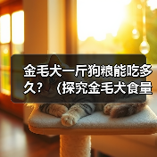 金毛犬一斤狗粮能吃多久？（探究金毛犬食量及饮食管理的关键因素）（图4）