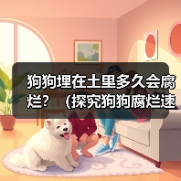 狗狗埋在土里多久会腐烂?(探究狗狗腐烂速度的关键因素)(图4) 狗狗埋在土里多久会腐烂?(探究狗狗腐烂速度的关键因素)(图4)