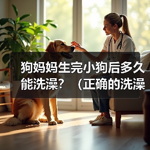 狗妈妈生完小狗后多久能洗澡?(正确的洗澡时间对狗妈妈和小狗的健康至关重要)(图3) 狗妈妈生完小狗后多久能洗澡?(正确的洗澡时间对狗妈妈和小狗的健康至关重要)(图3)