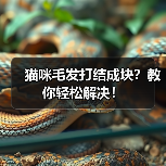 猫咪毛发打结成块?教你轻松解决!(图1) 猫咪毛发打结成块?教你轻松解决!(图1)