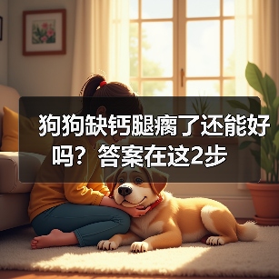 狗狗缺钙腿瘸了还能好吗？答案在这2步