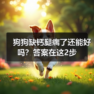 狗狗缺钙腿瘸了还能好吗?答案在这2步(图2) 狗狗缺钙腿瘸了还能好吗?答案在这2步(图2)