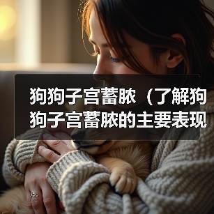 狗狗子宫蓄脓(了解狗狗子宫蓄脓的主要表现,及时采取措施保护它们的健康)(图2) 狗狗子宫蓄脓(了解狗狗子宫蓄脓的主要表现,及时采取措施保护它们的健康)(图2)