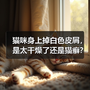 猫咪身上掉白色皮屑,是太干燥了还是猫癣?(图1) 猫咪身上掉白色皮屑,是太干燥了还是猫癣?(图1)