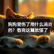 狗狗受伤了用什么消炎药?看完这篇就懂了(图2) 狗狗受伤了用什么消炎药?看完这篇就懂了(图2)
